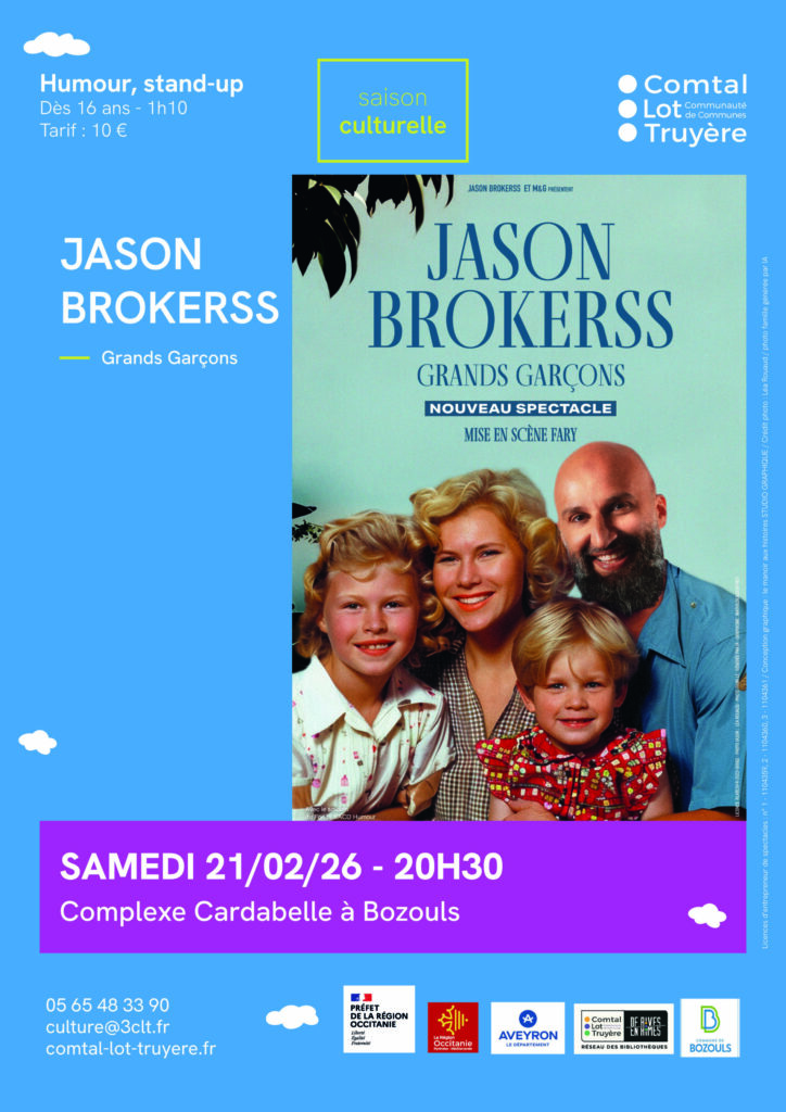 JASON BROKERSS • Humour, stand-up • BOZOULS